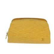 Pre-owned Leather louis-vuitton-bags Louis Vuitton Vintage , Yellow , ...