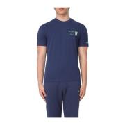 Casual T-shirt voor Mannen MC2 Saint Barth , Blue , Heren