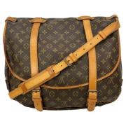 Pre-owned Canvas louis-vuitton-bags Louis Vuitton Vintage , Brown , Da...