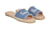 Stijlvolle Sandalen voor de Zomer MC2 Saint Barth , Blue , Dames