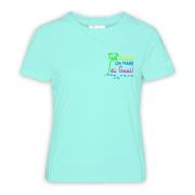 Blauwe T-shirts en Polos Emilie MC2 Saint Barth , Blue , Dames