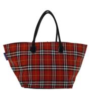 Pre-owned Fabric shoulder-bags Burberry Vintage , Red , Dames