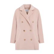 Corto Coat in Rebus Stijl Max Mara , Pink , Dames