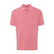 Logo Geborduurde Polo C.p. Company , Pink , Heren