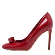 Pre-owned Leather heels Louis Vuitton Vintage , Red , Dames