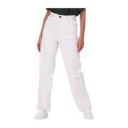 Straight Leg Jeans Pandore Td20 Pl Leon & Harper , White , Dames