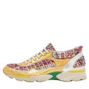 Pre-owned Leather sneakers Chanel Vintage , Multicolor , Dames