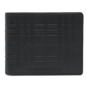 Pre-owned Leather wallets Burberry Vintage , Black , Heren