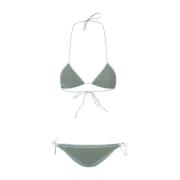 Groene Zee Kleding Bikini Lurex Oseree , Green , Dames