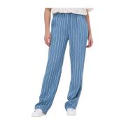 Wijde Broek Dames Blauw Lollys Laundry , Blue , Dames