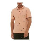 Pink Sun Polo T-shirt Kultivate , Pink , Heren