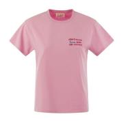 Emilie T-shirt - Stijlvol en Comfortabel MC2 Saint Barth , Pink , Dame...