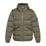 Donsjack met capuchon Stone Island , Green , Heren