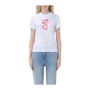 Stijlvolle T-shirt voor dagelijks gebruik Moschino , White , Dames