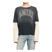Vintage Longsleeve T-shirt Amiri , Black , Heren