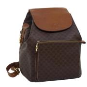 Pre-owned Leather backpacks Celine Vintage , Brown , Dames