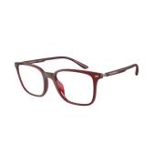 Rood Montuur Bril Emporio Armani , Red , Unisex