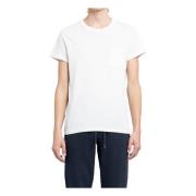 Witte Katoenen Crew Neck T-shirt Tom Ford , White , Heren