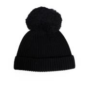 Geribbelde wollen muts met pompon Jean Paul Gaultier , Black , Dames