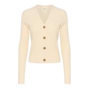 Vrouwelijke Cardigan Whisper White Soaked in Luxury , White , Dames