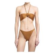 Gouden Pecan High-Waisted Bikini Set Tom Ford , Brown , Dames
