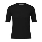 Kasjmier Gebreid Shirt Warren Max Mara , Black , Dames