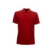 Rode Katoenen Polo Shirt Zeno 01 Peuterey , Red , Heren