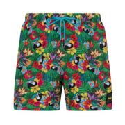 Short A Fantasia Mood Tropical F**k , Multicolor , Heren