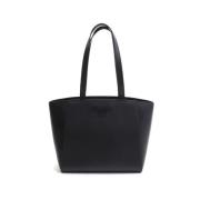 Pre-owned Leather shoulder-bags Prada Vintage , Black , Dames