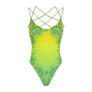 Monokini Sunrise F**k , Green , Dames