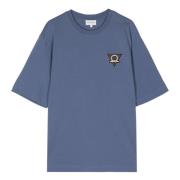 Surf Collage Oversize T-shirt Maison Kitsuné , Blue , Heren