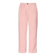 Klassieke broek met elastische tailleband Massimo Alba , Pink , Dames