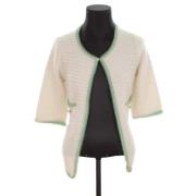 Pre-owned Wool tops Chanel Vintage , White , Dames