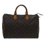 Pre-owned Canvas louis-vuitton-bags Louis Vuitton Vintage , Brown , Da...