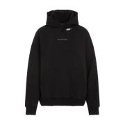 Faded Black Hoodie Balenciaga , Black , Dames