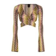 Crop TOP Ethos F**k , Multicolor , Dames