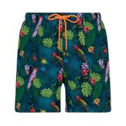 Short A Fantasia Mood Tropical F**k , Multicolor , Heren