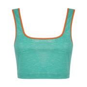 Groene Aqua Tanktop Exotic Me-Fui , Green , Dames