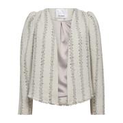 Boucle Jacket Blazer Off White Co'Couture , White , Dames