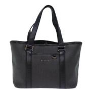 Pre-owned Canvas shoulder-bags Bvlgari Vintage , Black , Dames