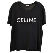 Pre-owned Cotton tops Celine Vintage , Black , Dames