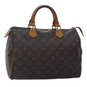 Pre-owned Canvas louis-vuitton-bags Louis Vuitton Vintage , Brown , Da...