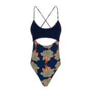 Exotische Monokini Badpak Me-Fui , Multicolor , Dames