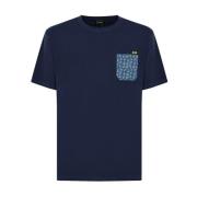 T-Shirt MET ZAK F**k , Blue , Heren