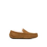 Shearling Gevoerde Loafers Kastanje Suède UGG , Brown , Heren