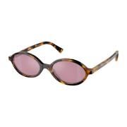 Dameszonnebrillen van nylon Miu Miu , Brown , Dames