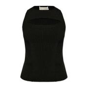 Crop top Alexander McQueen , Black , Dames