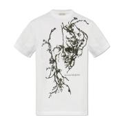 Oversized T-shirt Alexander McQueen , White , Dames