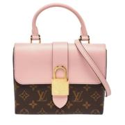 Pre-owned Leather handbags Louis Vuitton Vintage , Pink , Dames