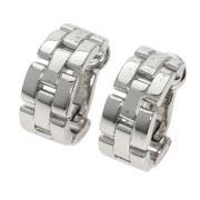 Pre-owned White Gold earrings Cartier Vintage , Gray , Dames